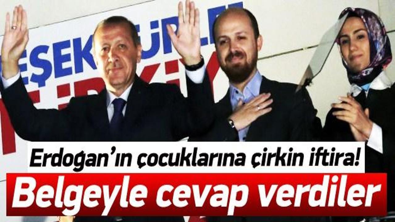 Erdoğan'ın çocukları hakkındaki koca yalan!