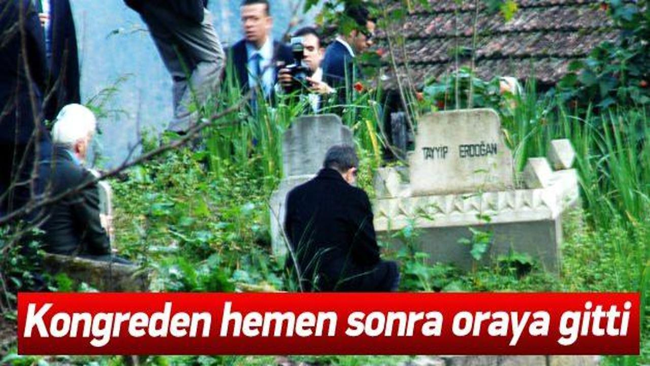 Erdoğan'ın dedesinin mezarına ziyaret