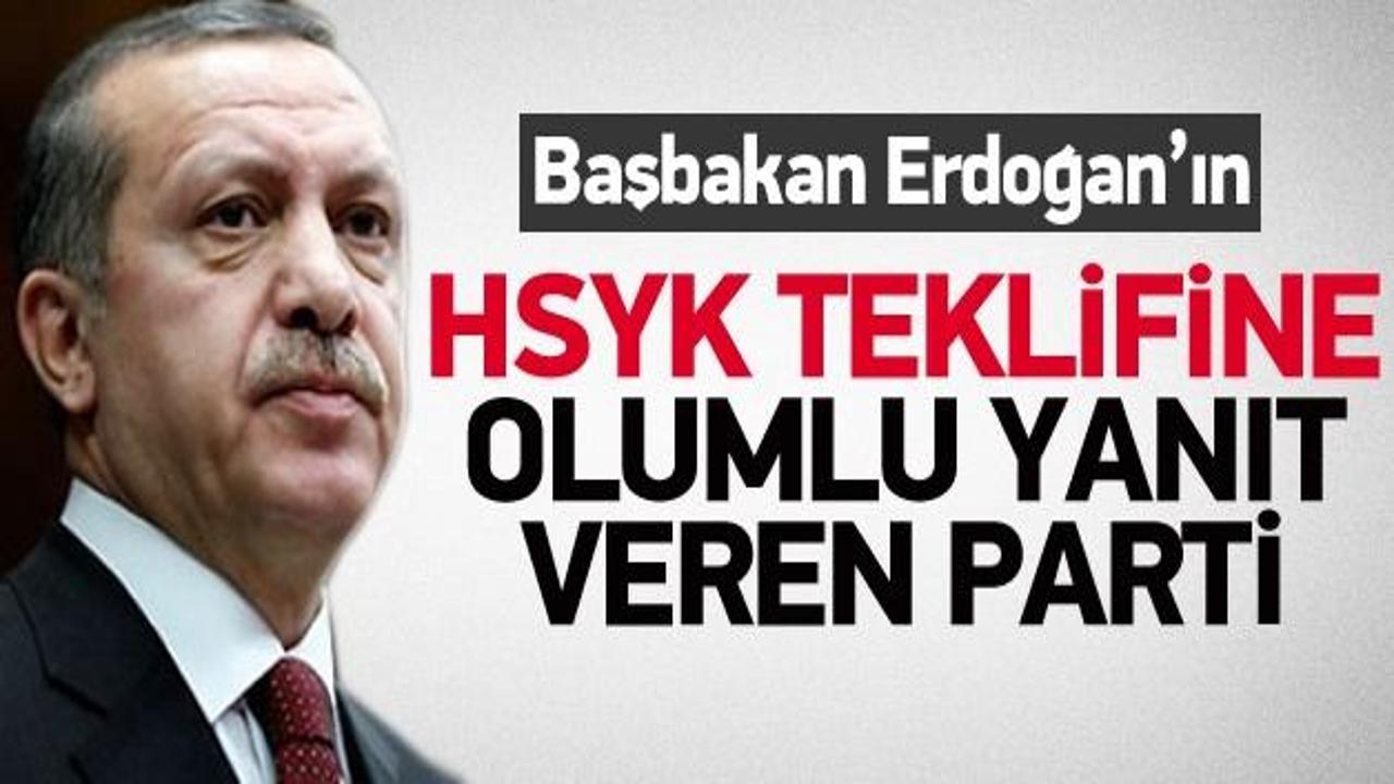 Erdoğan'ın HSYK teklifine ilk yanıt o partiden