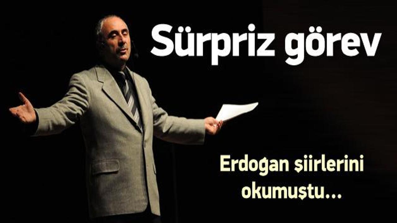 Erdoğan'ın şiirlerini okuduğu isim Merkez'e girdi