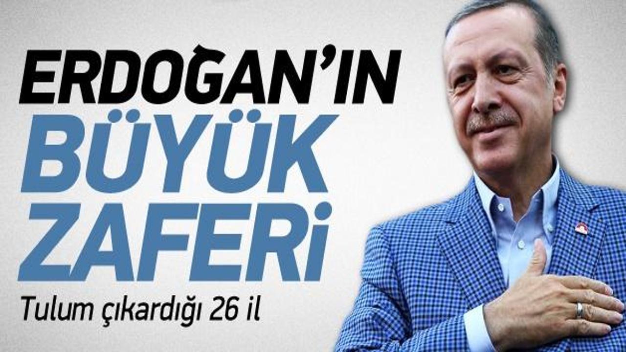 Erdoğan'ın tulum çıkardığı 26 il