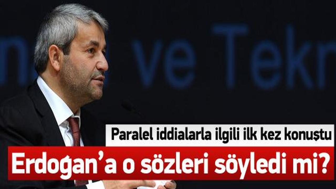 Ergün’den Erdoğan'la o diyaloglara net yalanlama