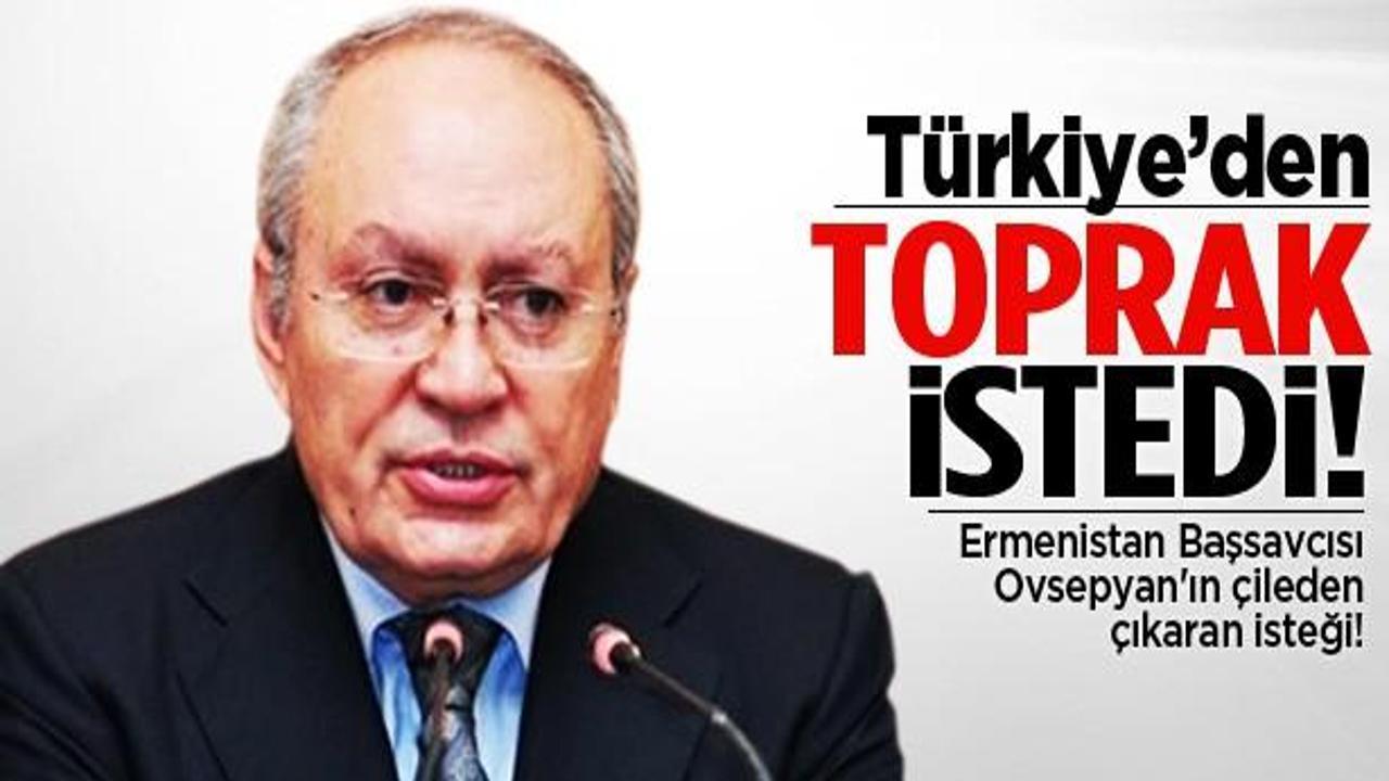 Ermenistan Başsavcısı Türkiye'den toprak istedi!