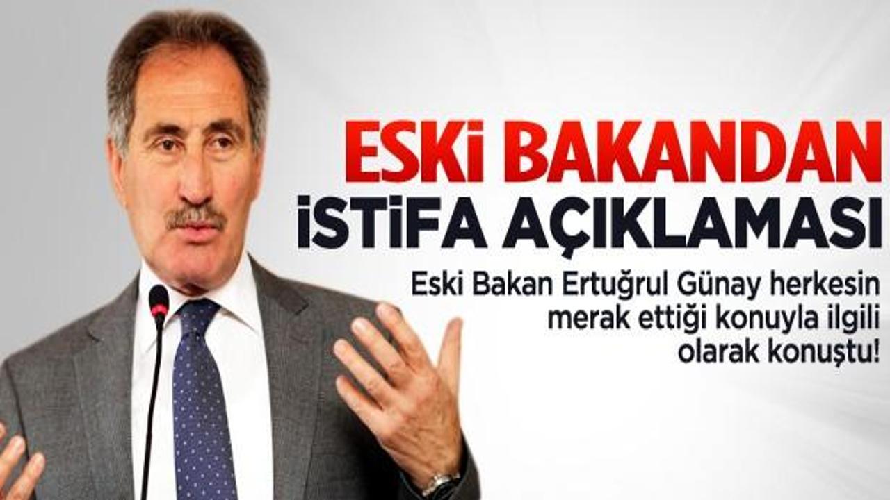 Ertuğrul G&uuml;nay AK Parti'den istifa edecek mi?