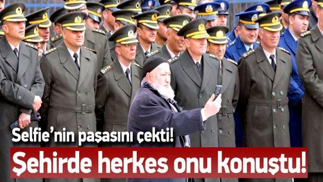 Erzurumlu Kazım Dede'den komutanlarla selfie