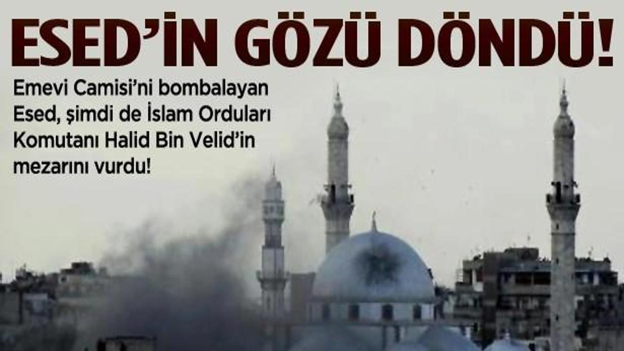 Esed ordusu, Halid Bin Velid'in mezarını bombaladı