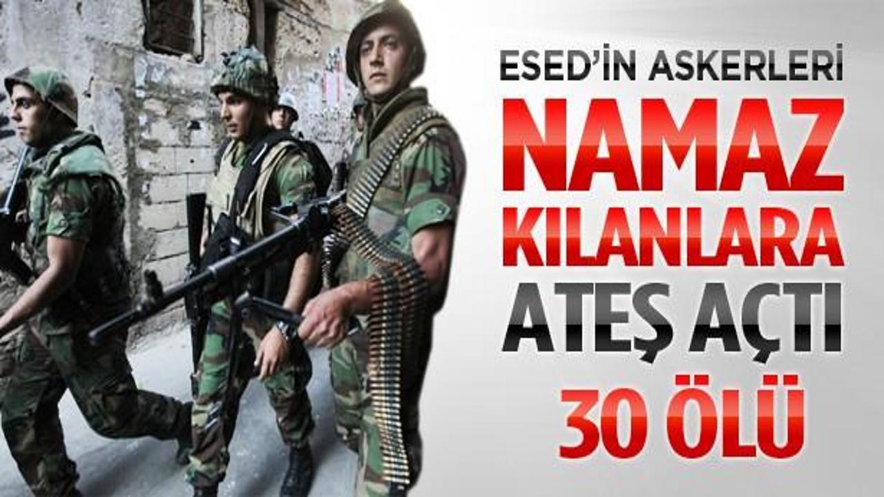Esed teravih namazında ateş açtı: 30 ölü