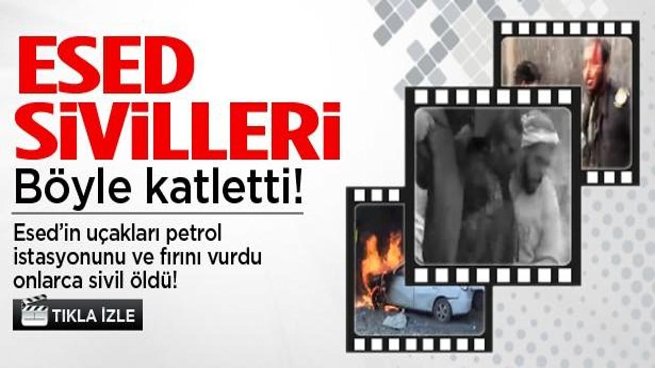 Esed'in askerleri sivilleri böyle katletti!