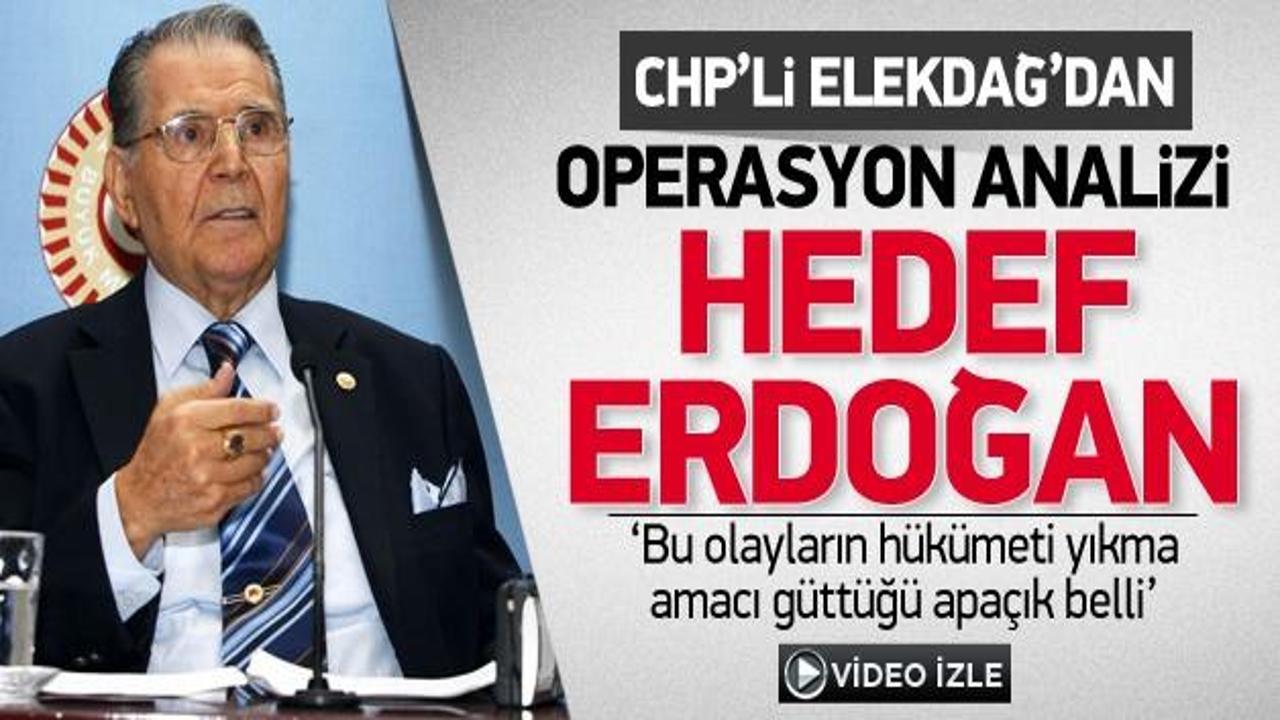 Eski CHP'li vekil: Hedef Başbakan Erdoğan'dır