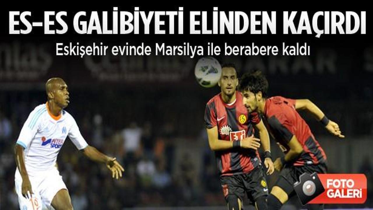 Eskişehirspor evinde galibiyeti kaçırdı: 1-1