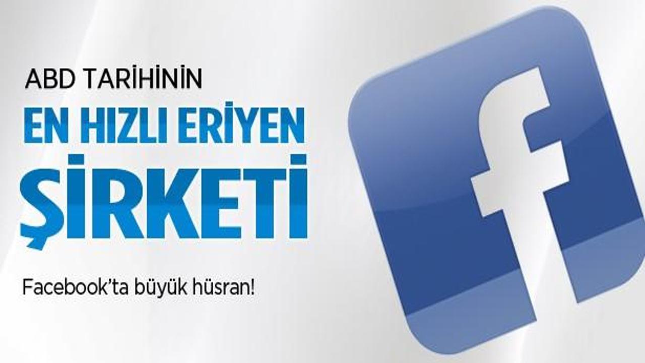 Facebook, ABD tarihinin en hızlı eriyeni