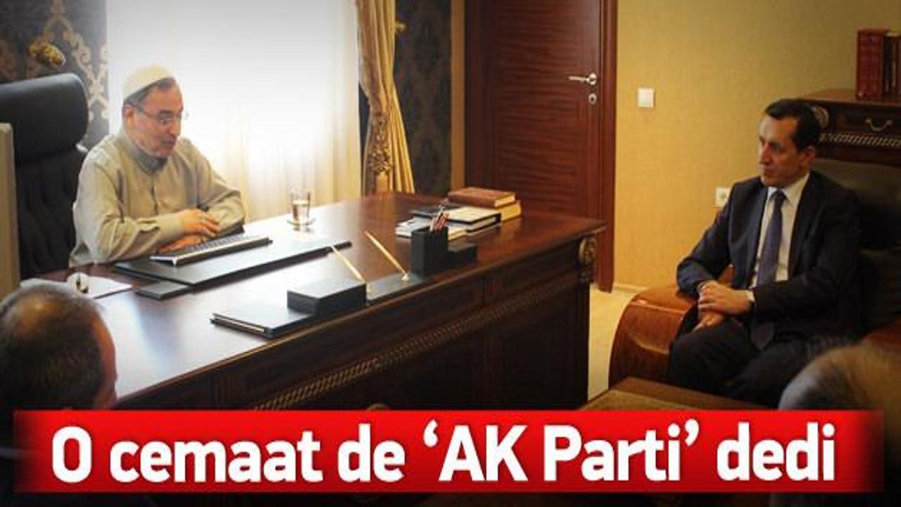 Farukiye Vakfı da "AK Parti" dedi