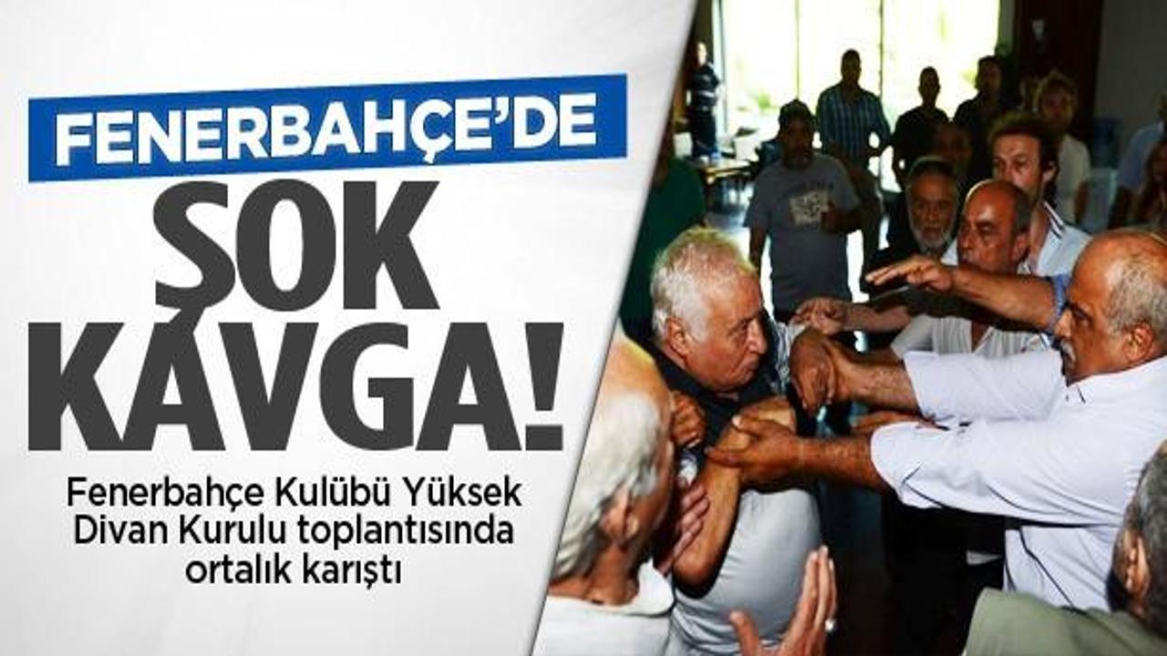 Fenerbahçe Divan Kurulu'nda şok kavga