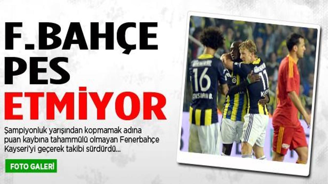 Fenerbahçe son nefeste takibi sürdürdü!