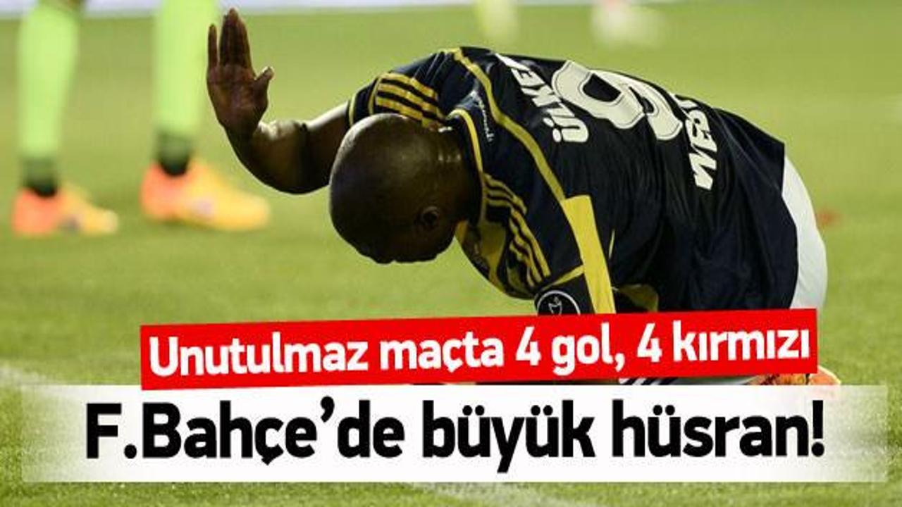 Fenerbahçe'de büyük hüsran!