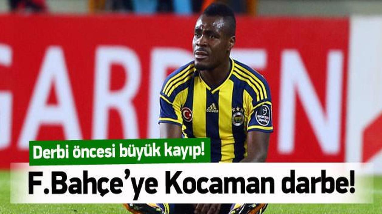 Fenerbahçe'ye Kocaman darbe!
