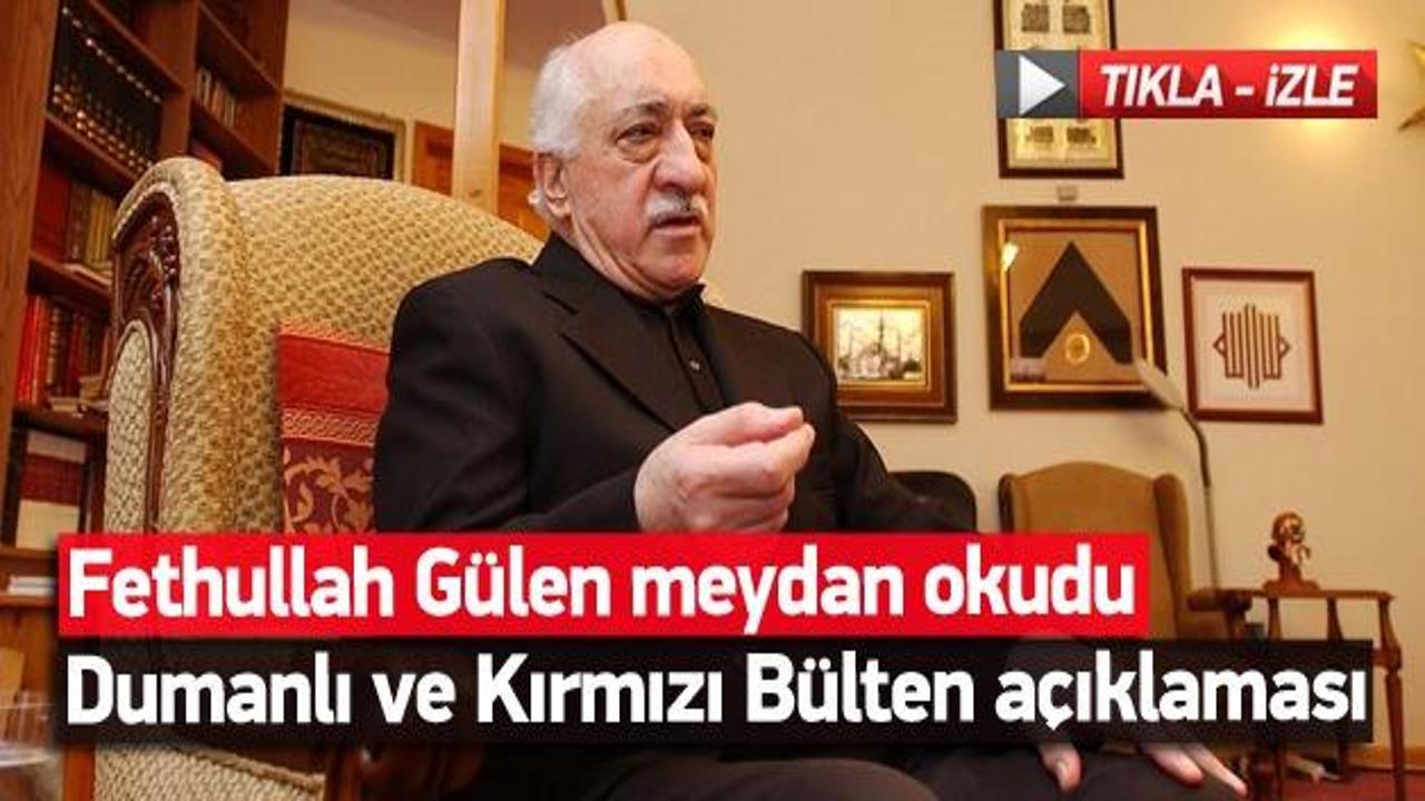 Fethullah Gülen meydan okudu! İZLE