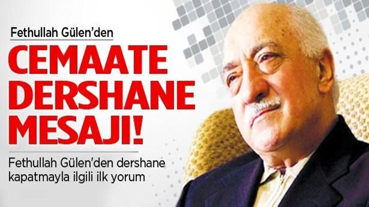 Fethullah Gülen'den dershane kapatma yorumu