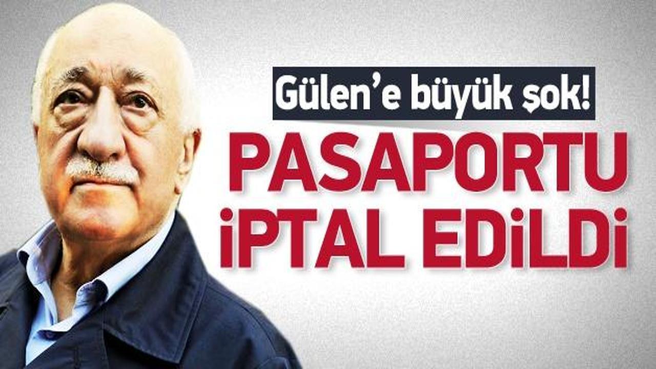 Fethullah Gülen'in pasaportu iptal