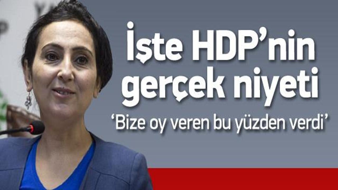 Figen Yüksekdağ HDP'nin asıl niyetini açıkladı