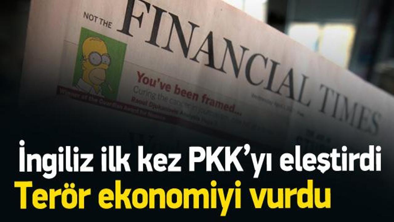 Financial Times: PKK Türkiye'yi olumsuz etkiliyor