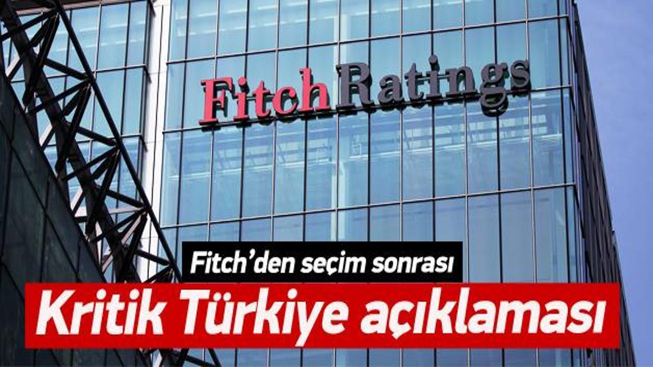 Fitch'den kritik Türkiye açıklaması