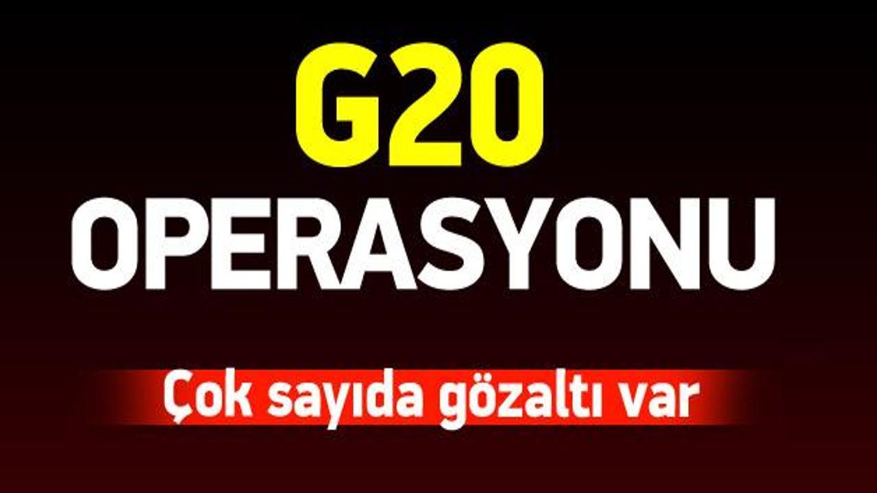 G20 öncesi DAEŞ operasyonu: 20 gözaltı