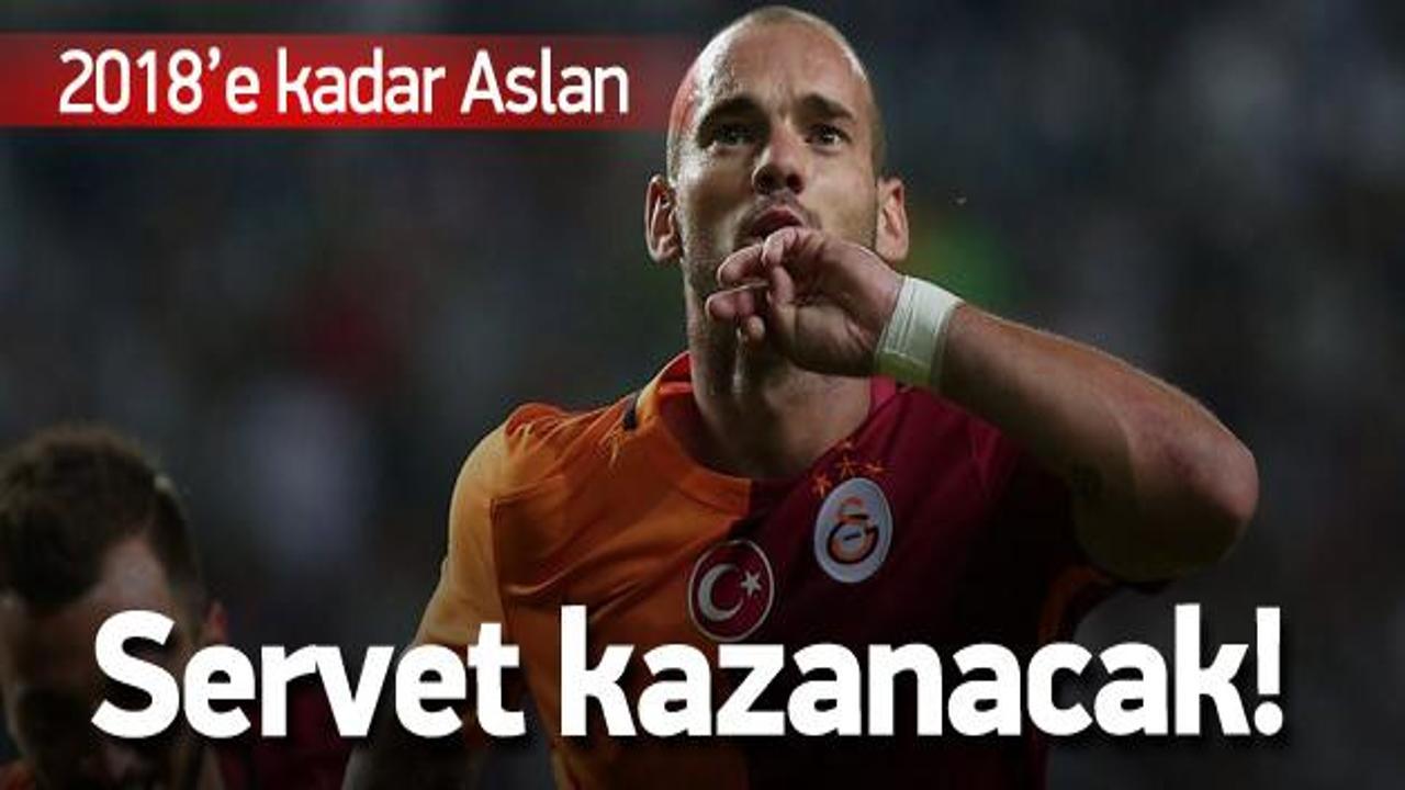 Galatasaray Sneijder ile resmen imzaladı!
