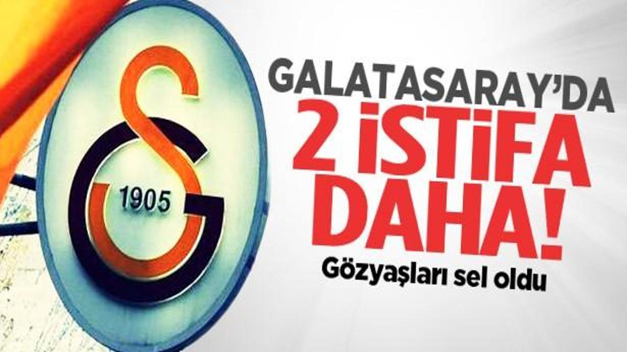 Galatasaray'da Terim'den sonra 2 istifa!