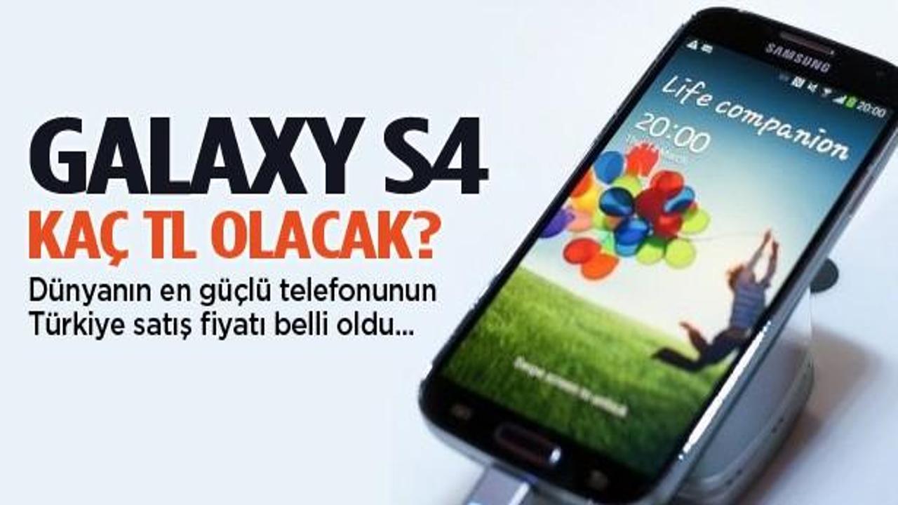 Galaxy S4'ün Türkiye fiyatı