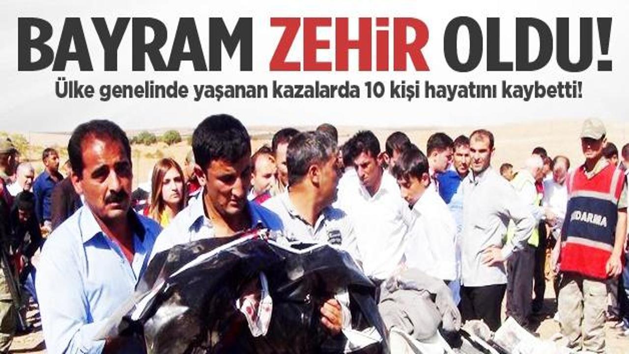 G.Antep ve Ş.Urfa'da bayram faciası: 10 &ouml;l&uuml;