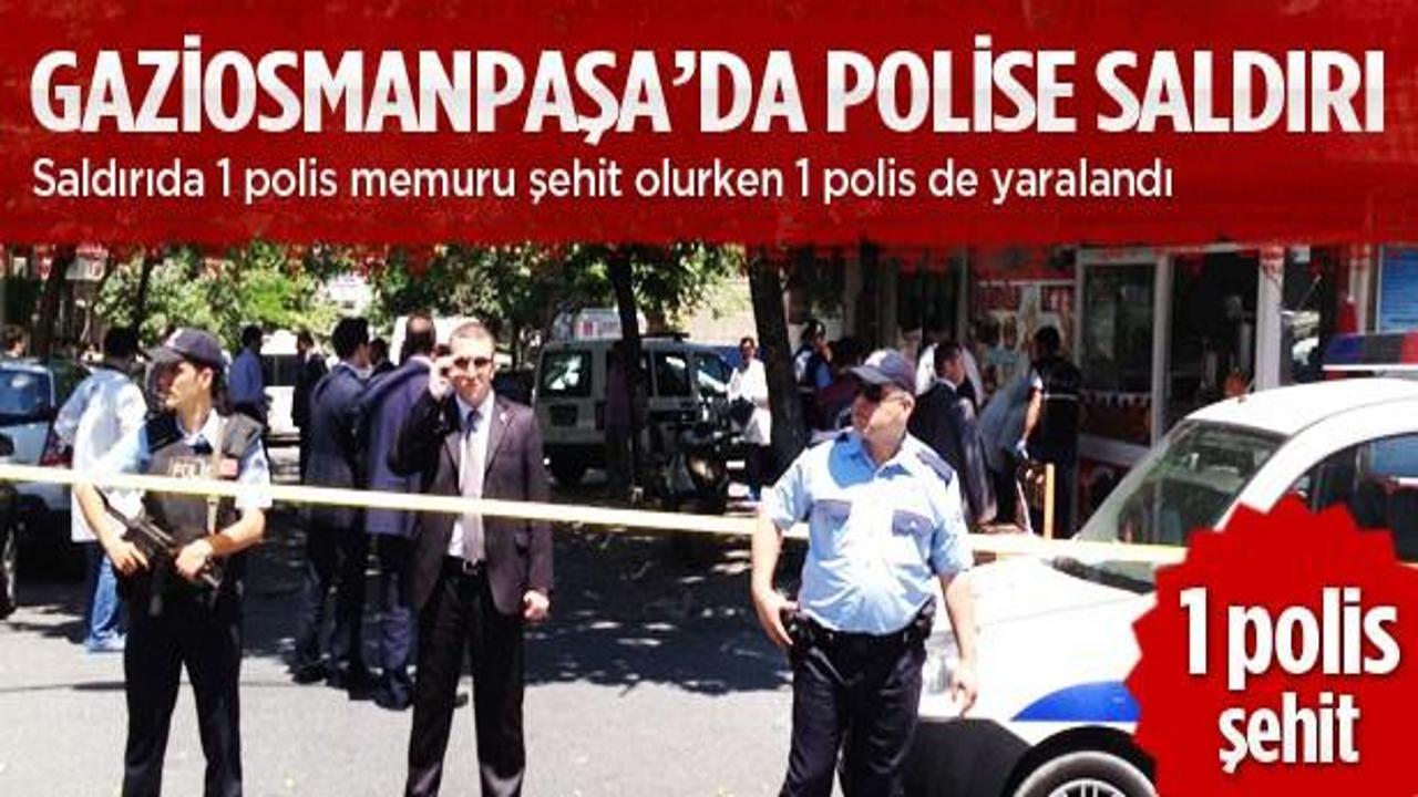 Gaziosmanpaşa'da polise saldırı: 1 şehit