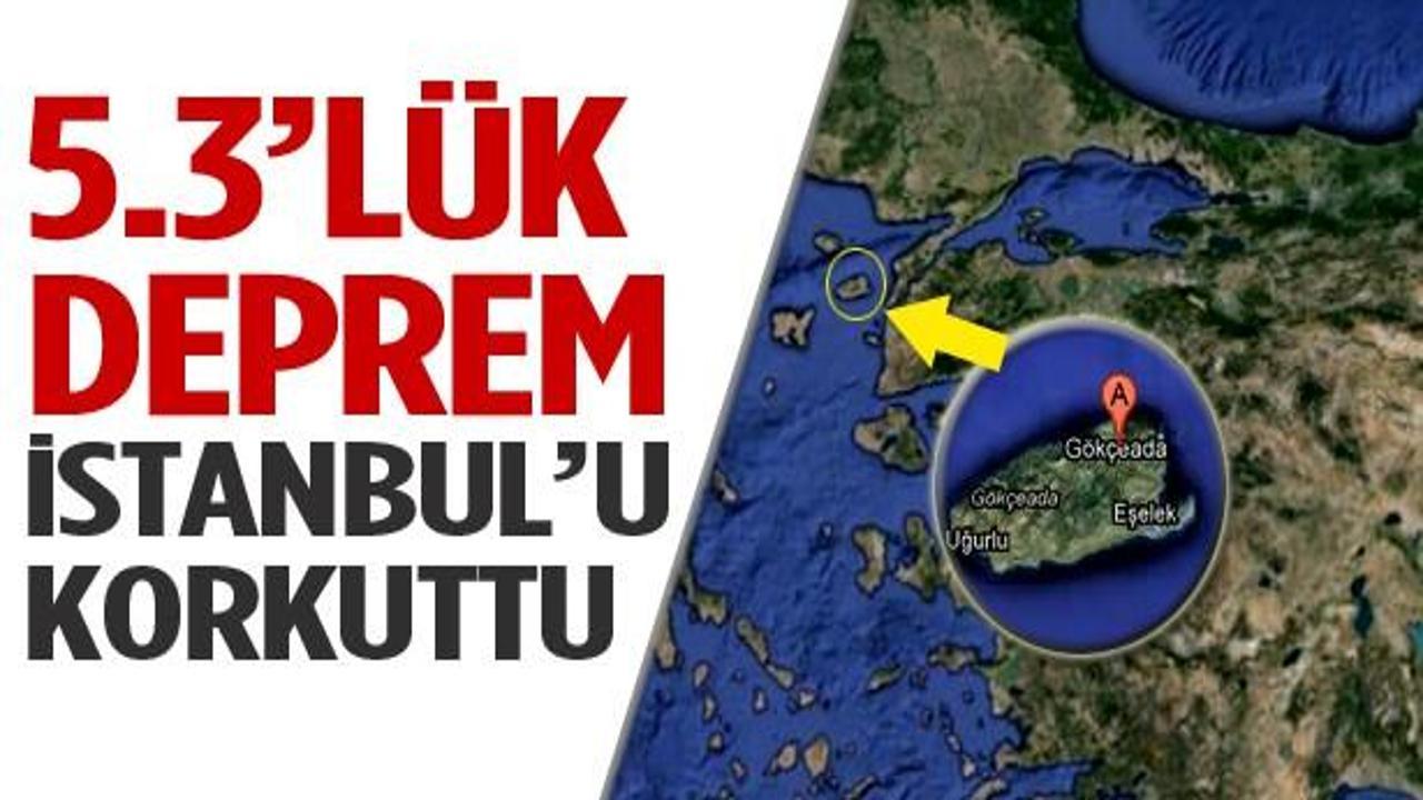Gökçeada depremi İstanbul'u salladı