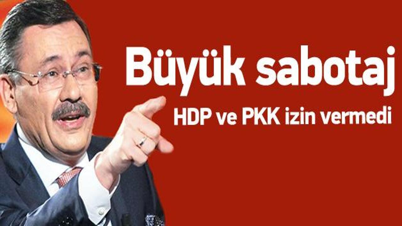 Gökçek'in 6 kanaldaki yayınına PKK ve HDP engeli