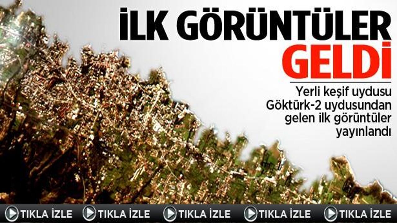G&ouml;kt&uuml;rk-2 uydusundan gelen ilk g&ouml;r&uuml;nt&uuml;ler