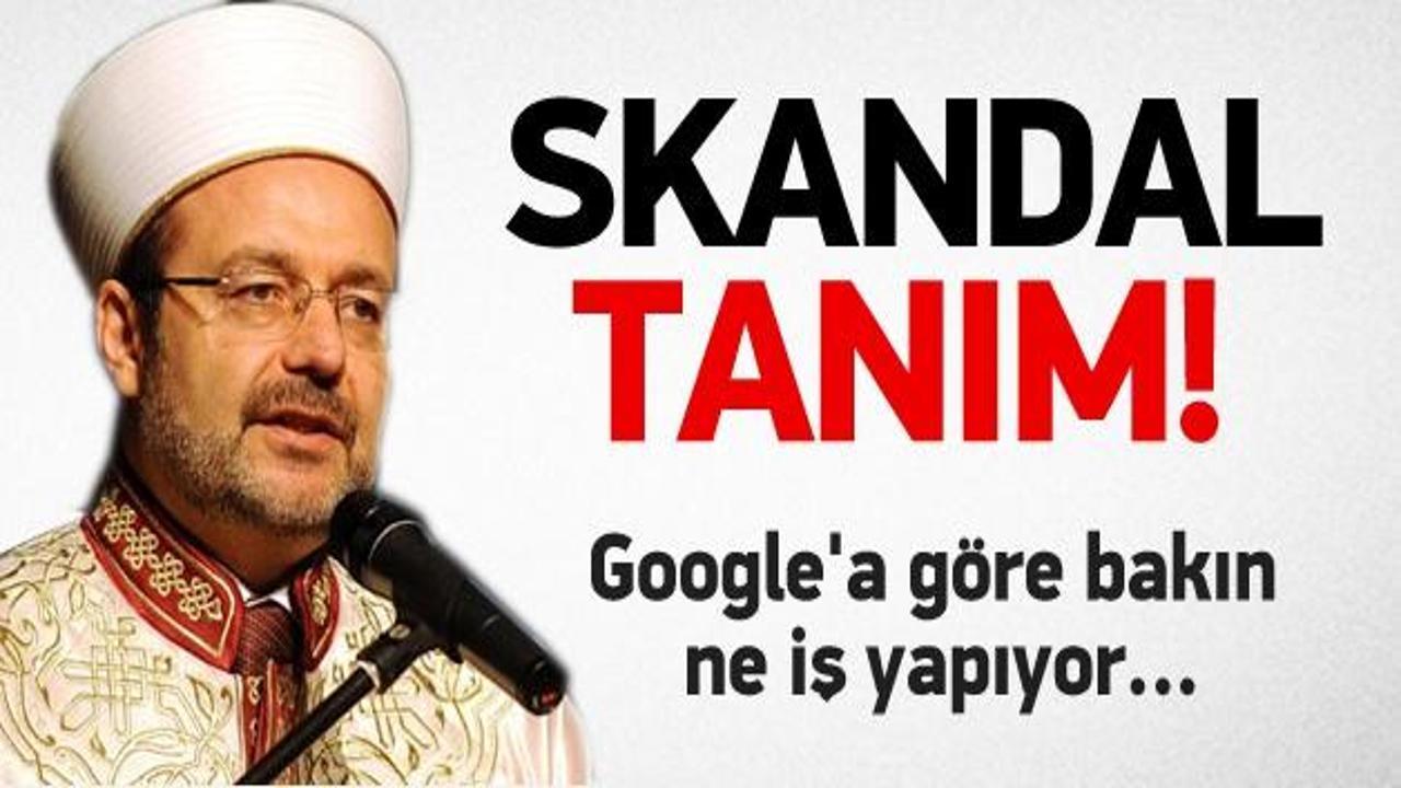 Google, Mehmet Görmez'i 'rahip' yaptı
