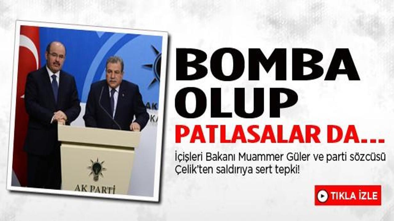 G&uuml;ler ve &Ccedil;elik'ten patlamaya sert tepki/ İZLE