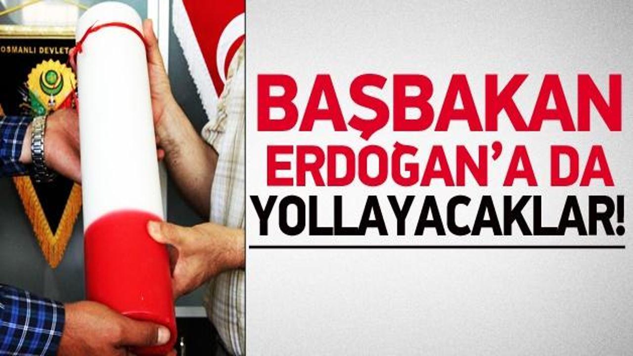 Gül'ü ve Erdoğan'ı kırmızı mumla davet edecekler