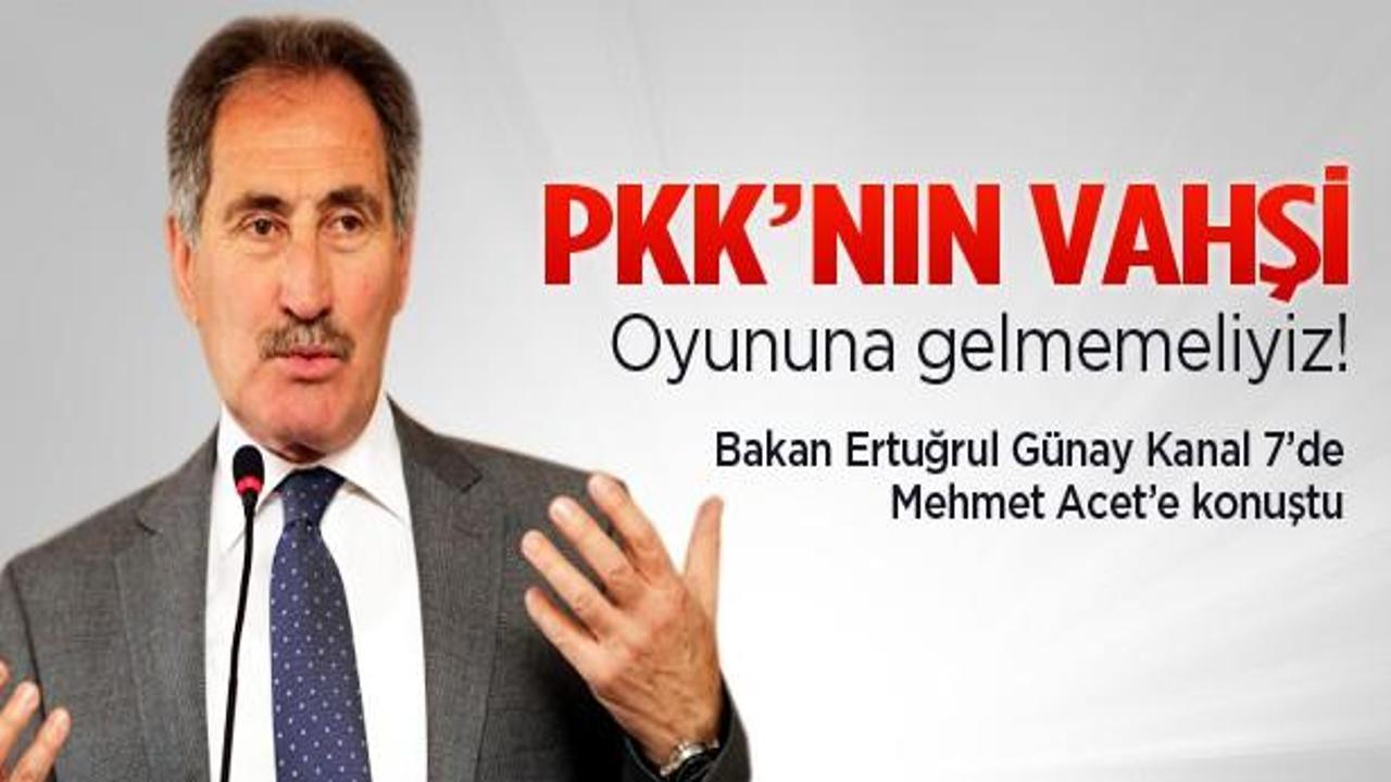 G&uuml;nay: PKK ilk defa en vahşi oyununu oynuyor