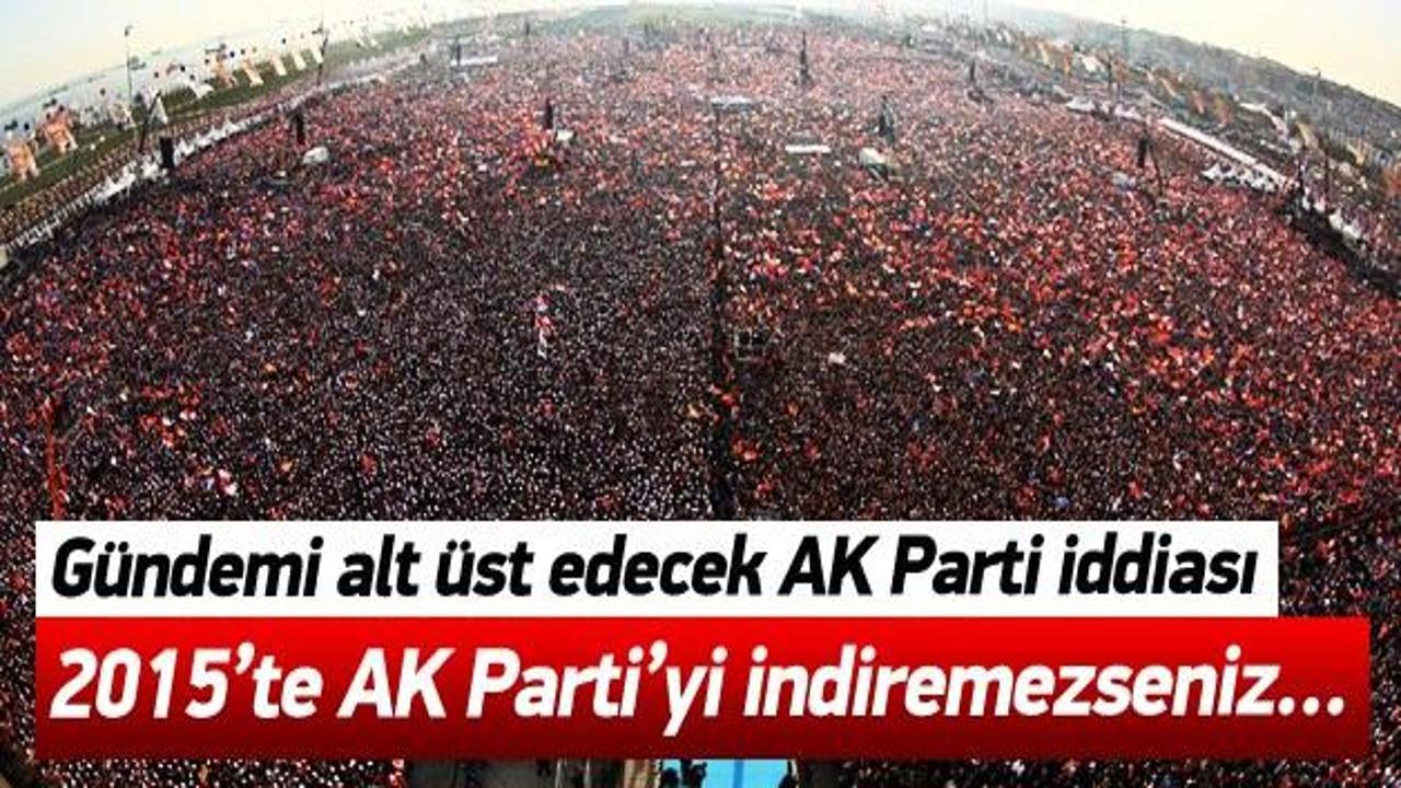 Gündemi alt üst edecek AK Parti iddiası