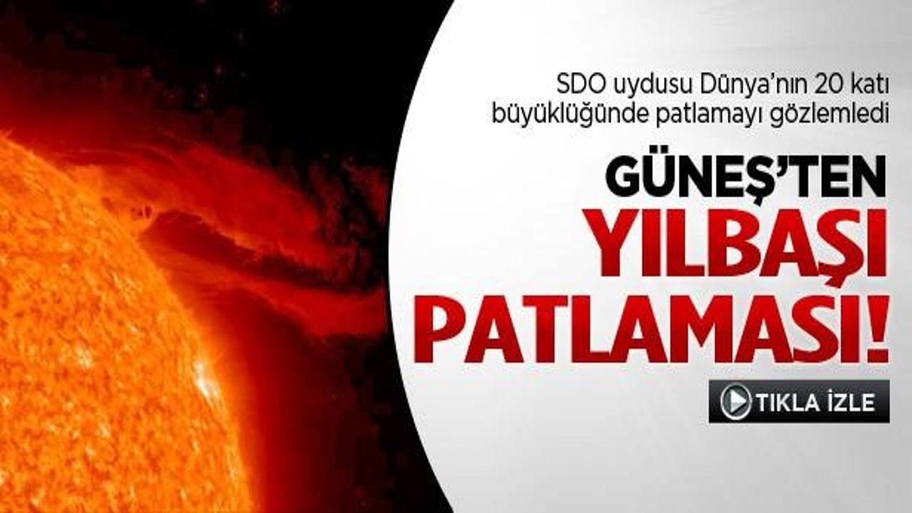 Güneş'ten 'yılbaşı patlaması'