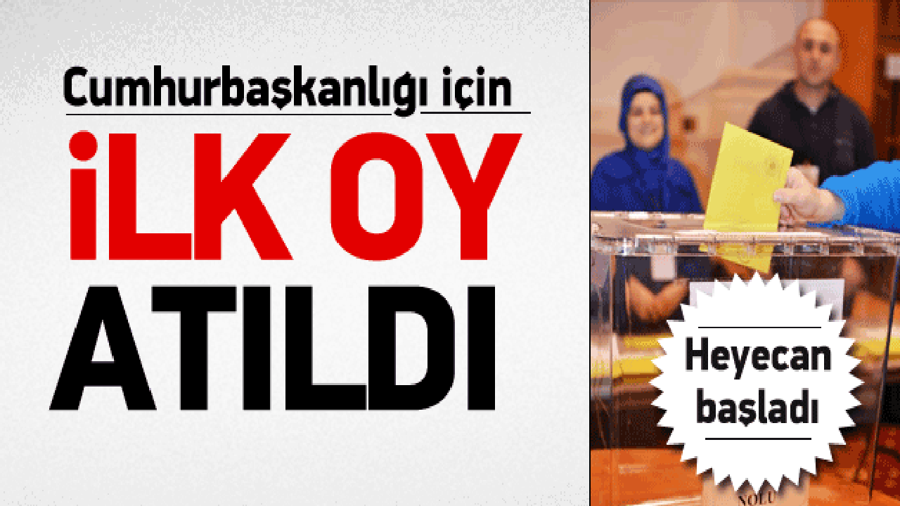 Gurbetçi Türkler oy vermeye başladı