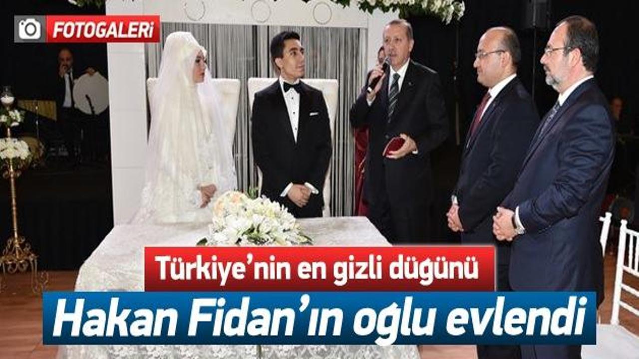 Hakan Fidan'ın oğlu gizli bir törenle evlendi