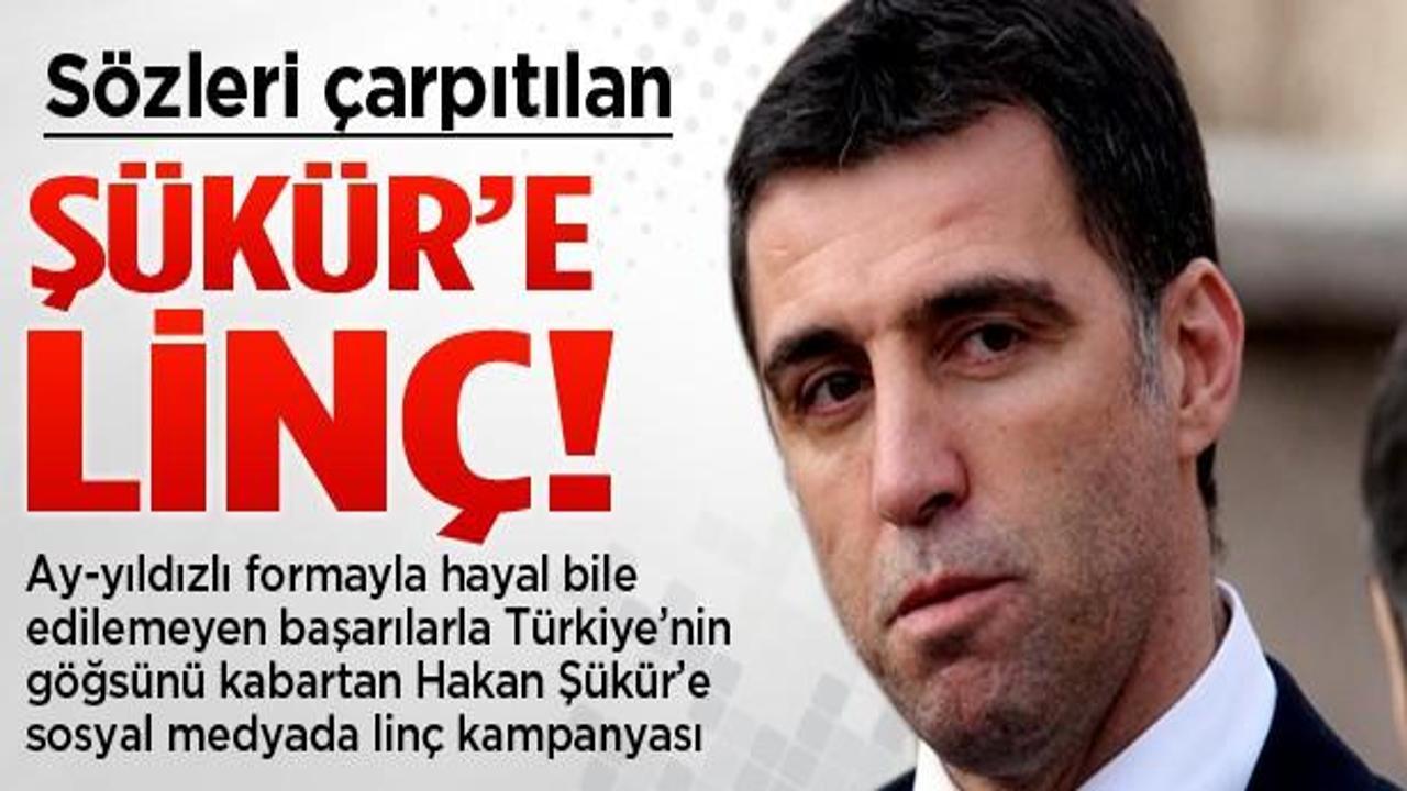 Hakan Şükür'e 'Türklük' üzerinden linç kampanyası