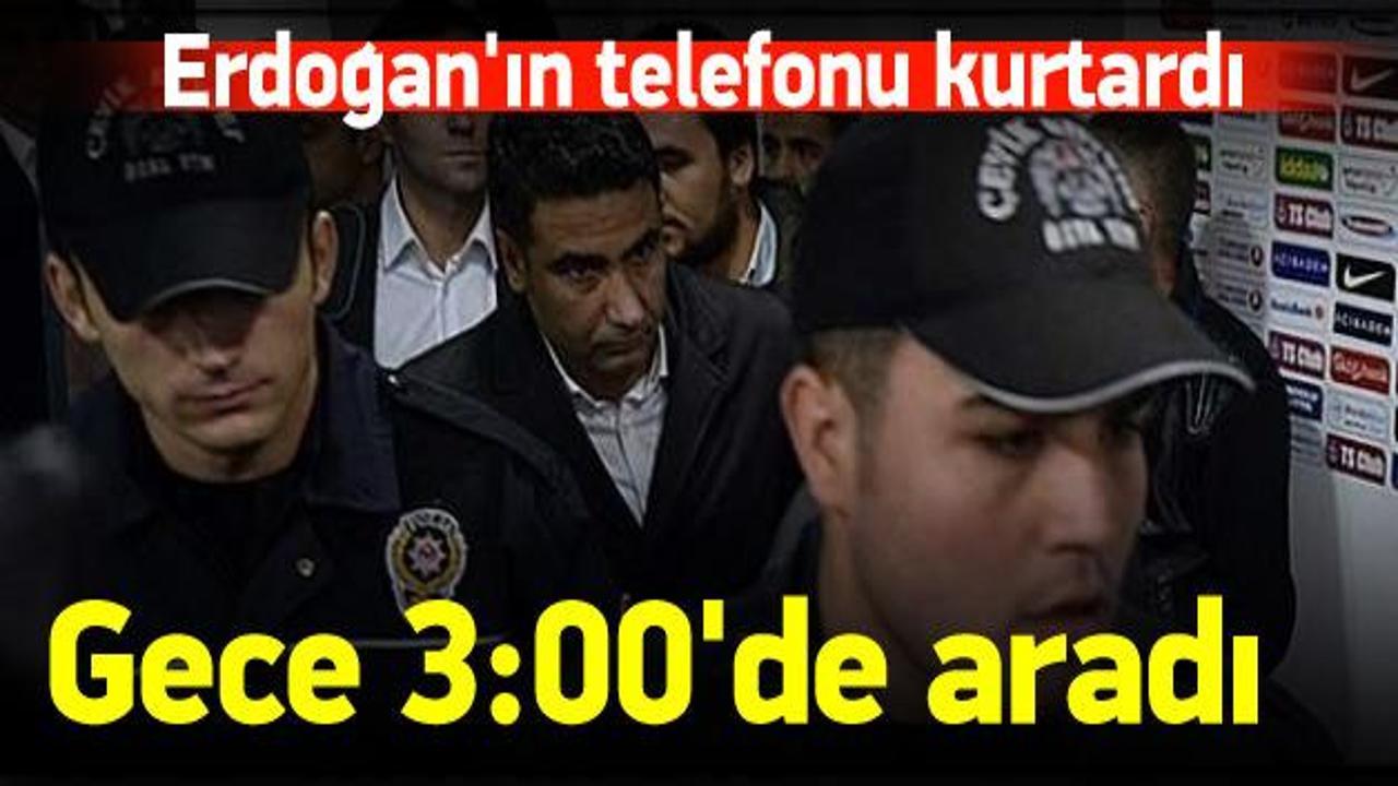 Hakemleri Erdoğan'ın telefonu kurtardı