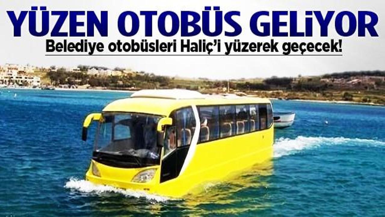 Haliç'in iki yakası yüzen otobüsle bir birine bağlanacak