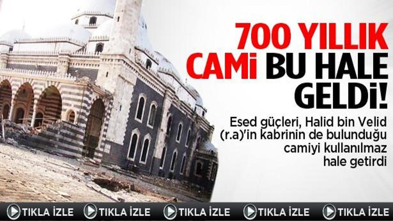 Halid bin Velid Cami bu hale geldi