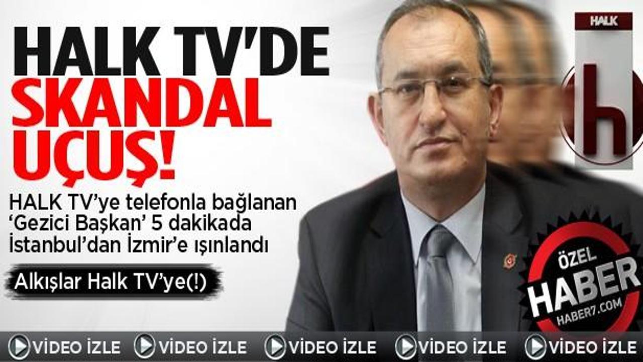 Halk TV'de İstanbul'dan İzmir'e 5 dk'da ışınlandı
