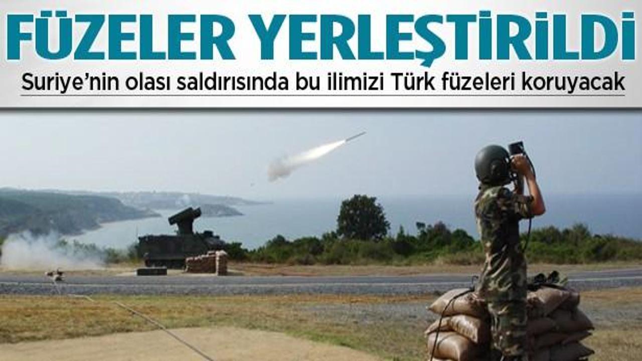 Hatay'ı Türk yapımı füzeler koruyacak