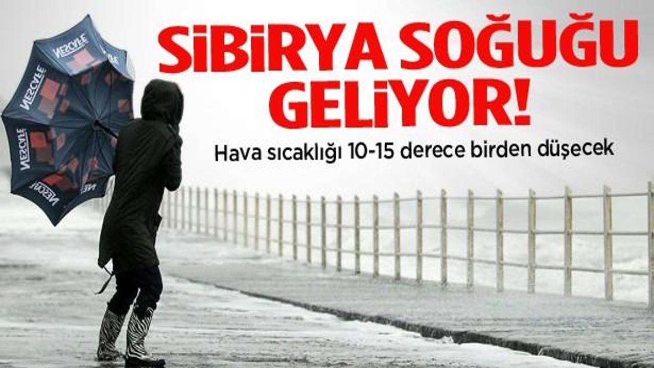 Hava sıcaklığı 10-15 derece birden d&uuml;şecek